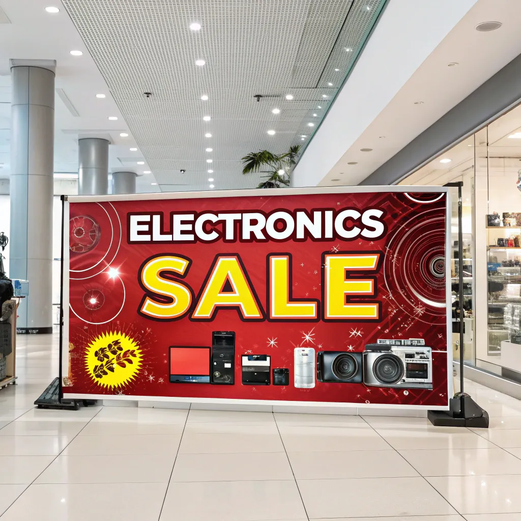 Exciting electronics sale banner